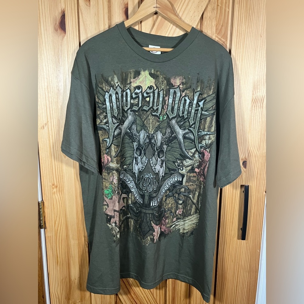 NWT Men's Mossy Oak Camo Hunting Shirt Size XL